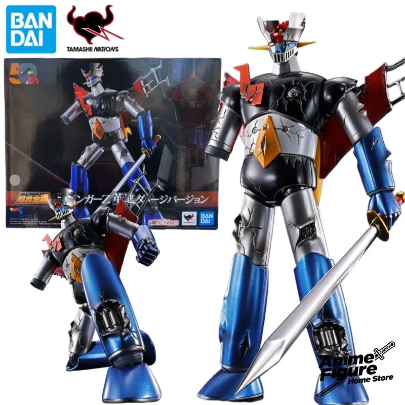 

100% оригинал в наличии Bandai SOUL OF CHOGOKIN GX-105D MAZINGER Z KAKUMEI SHINKA DAMAGE VER Аниме Персонаж Коллекция игрушек