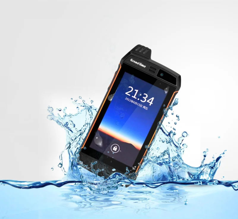 Popular durável grande tela de toque inteligente ai walkie talkie à prova dwaterproof água global faixa ilimitada handheld inteligente walkie talkie