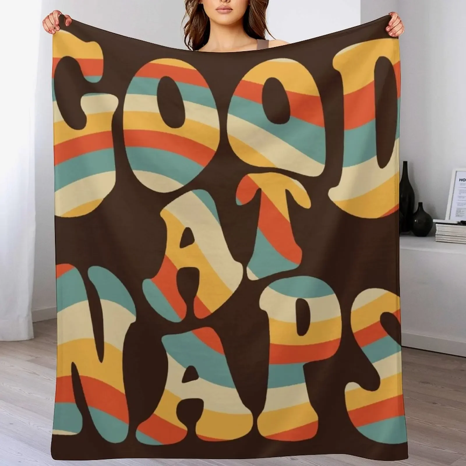 

Good At Naps Throw Blanket Moving Furrys Blankets