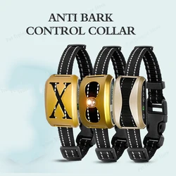Smart Automatic Anti Barking Dog Collar HD Digital Display IP7 Waterproof Collar For Dog Rechargeable Bark Stopper Barking Stop