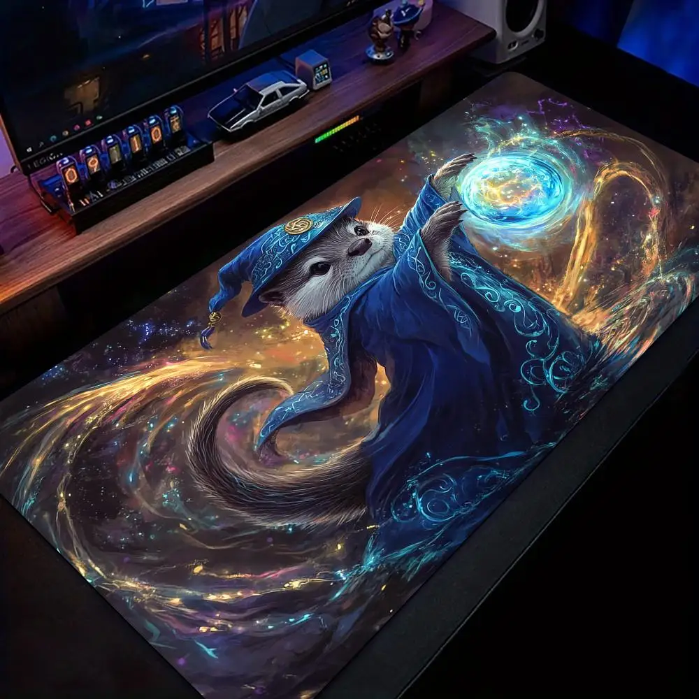 ماجيك قضاعة معالج الألعاب ماوس الوسادة حصيرة مكتبية حصير الألعاب المطاط المضادة للانزلاق دائم ملحقات الكمبيوتر لوحة المفاتيح لوحة الماوس الموسعة