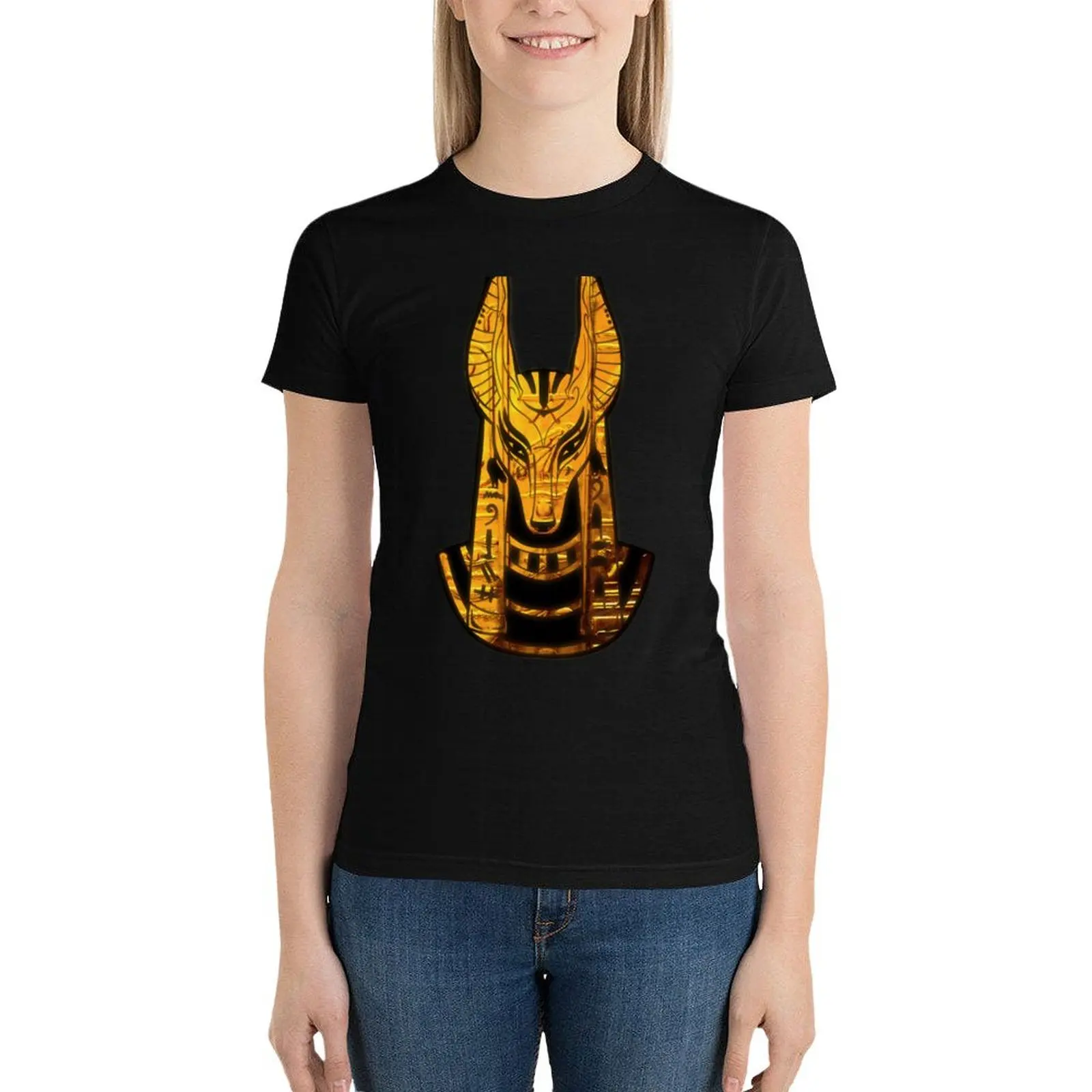 God Anubis T-Shirt shirts graphic tees animal print shirt for girls tees t shirt dress Women