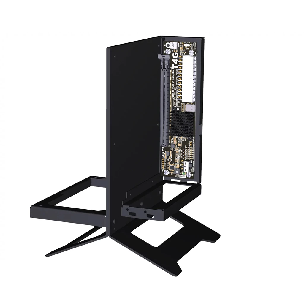 محطة إرساء بطاقة الرسومات UT4G USB4 إلى PCIe4.0 x4 eGPU محول لـ Thunderbolt3/4 GPU Dock Bracket لأجهزة الكمبيوتر المحمول NUC ITX STX PC