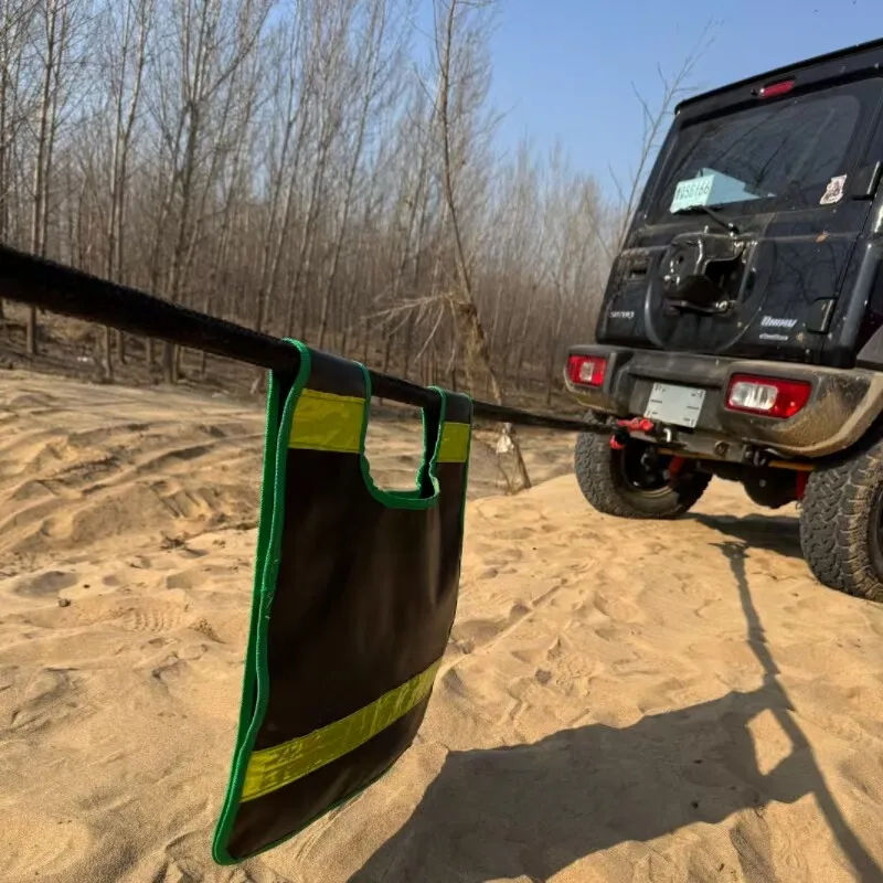 Off-Road Vehicle Rescue Safety Flag Blue Flag Blanket Outdoor Off-Road Rescue Equipment Trailer Rope Safety Blanket