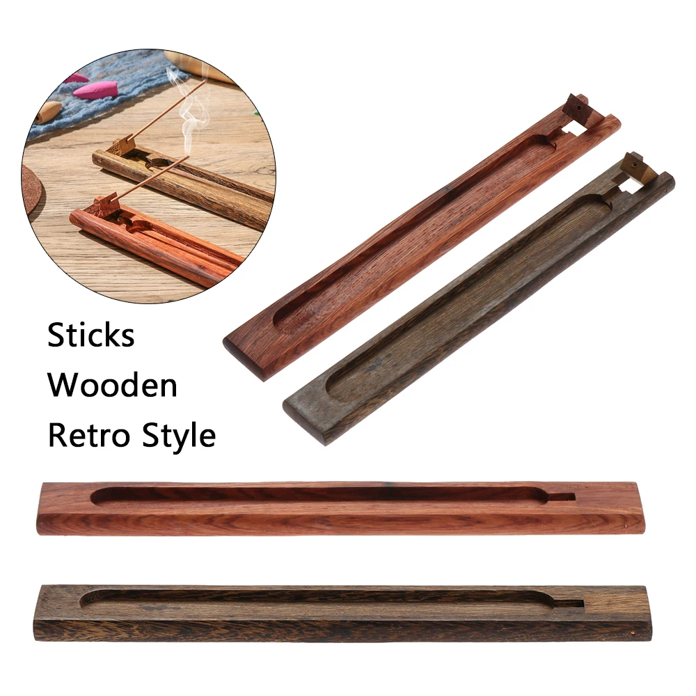 Adjustable Office Spa Wooden Incense Holder Aromatherapy Base Sticks Pressure Relief Burner