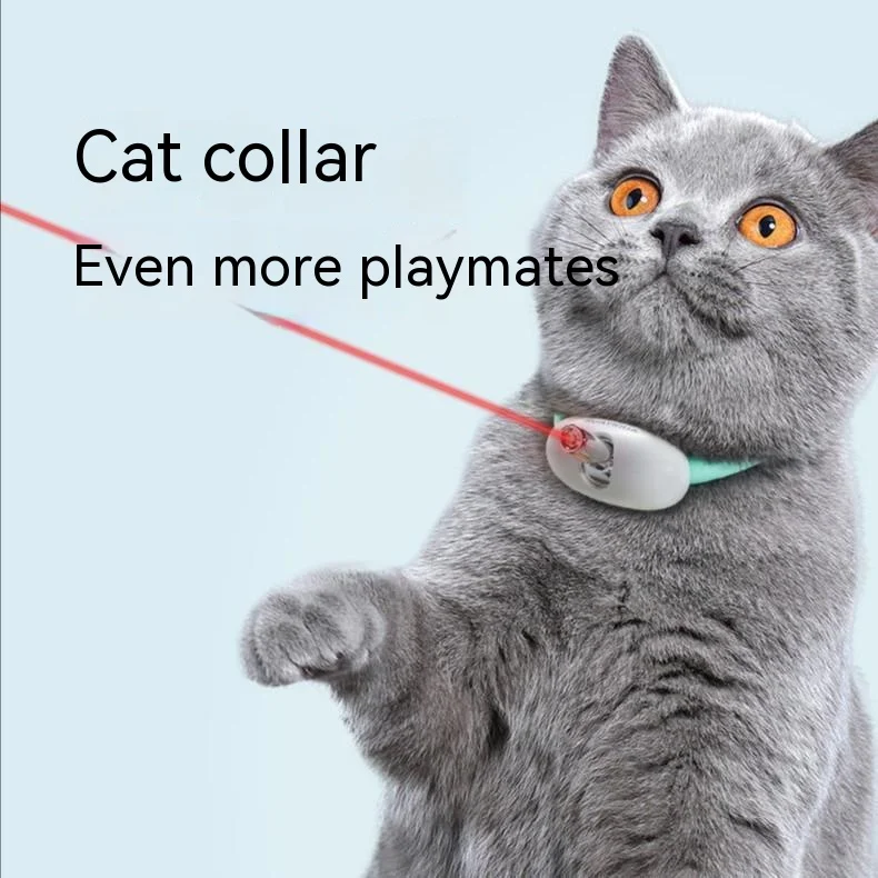 

Smart Laser Cat-Teasing Collar Adjustable Charging Infrared Cat-Teasing Stick Cat Interactive Since Hi Cat Toys, Cat Accessories