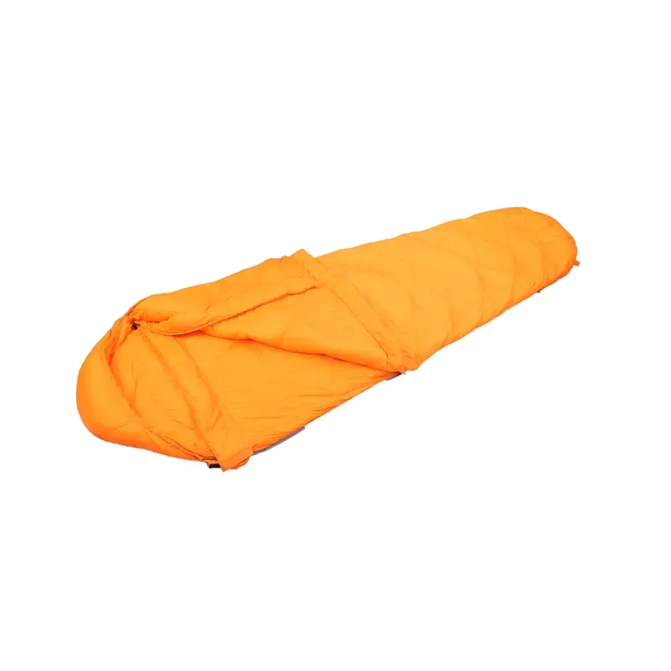 220*85*55cm 40D300T Nylon 800g 80%Grey Duck Down Outdoor Mummy Adult Sleeping Bag Outdoor Winter Sleeping Bag Popular