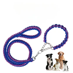 Nylon Dog Harness Leash for Medium Large Dogs Leads Pet Training Running Walking Safety Mountain Climb Dog Leashes Ropes