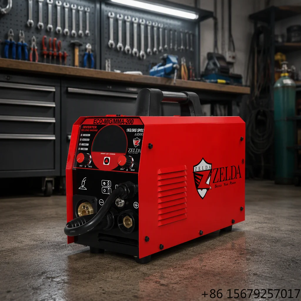 ZELDA  3 in 1 MIG MAG Welding Machine MIG MMA Welder Gasless Mig Welding Machine