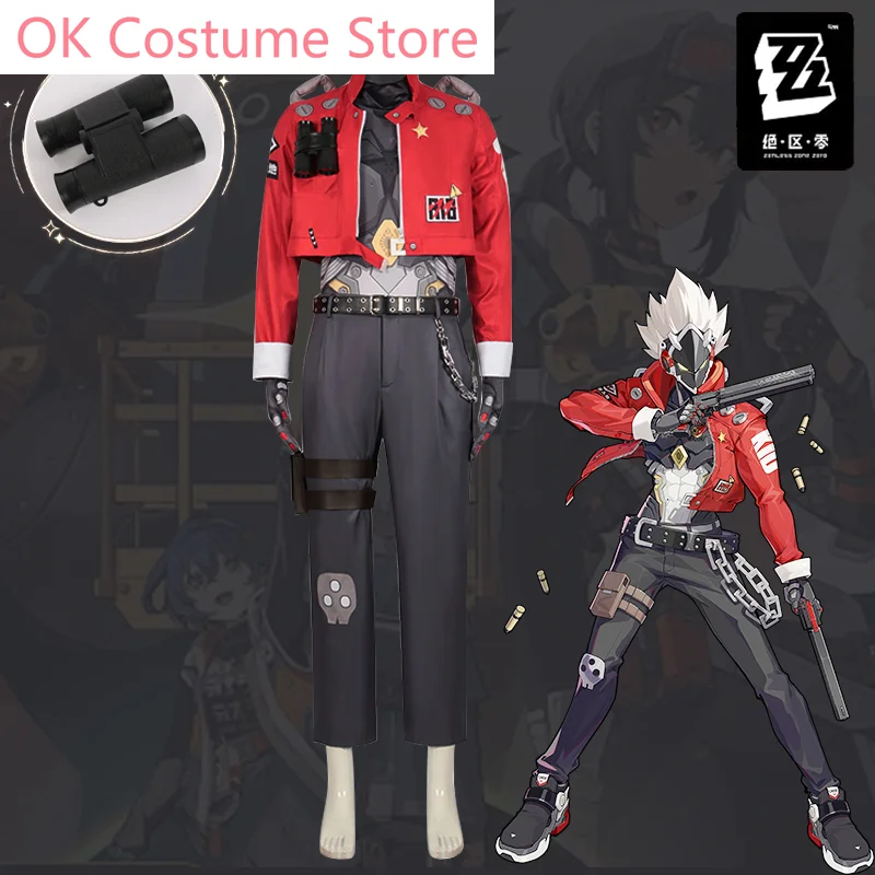 

Zenless Zone Zero Bilicid Men Dual-gun Props Cosplay Costume Cos Game Anime Party Uniform Hallowen Play Role Clothes Clothing