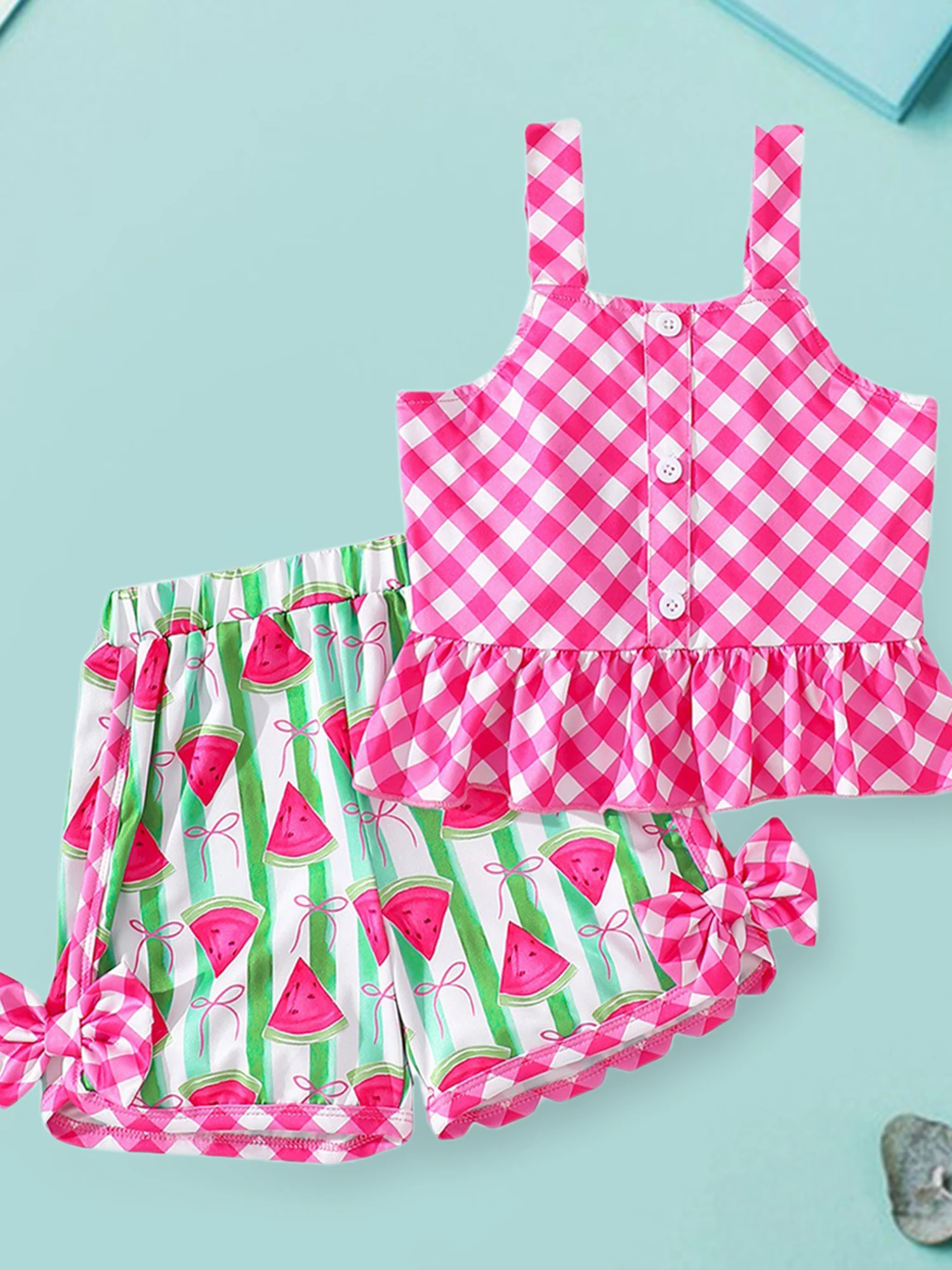 Женский укороченный топ с открытыми плечами и шорты с высокой талией с цветочным принтом для летнего пляжного отдыха