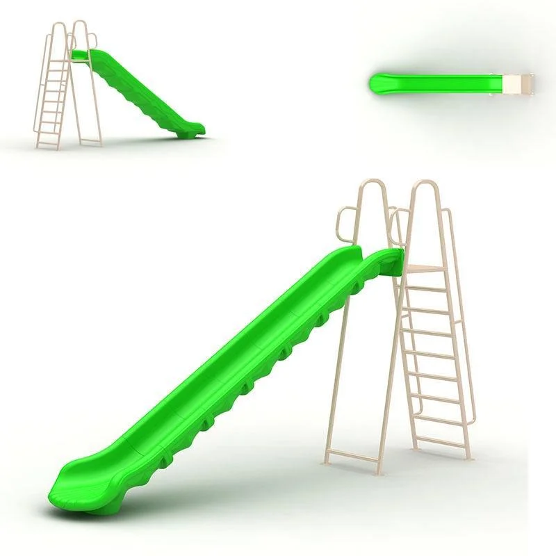 معدات ملعب خارجية، شرائح بسيطة لحمام السباحة للأطفال، مجموعة من مرافق التسلية في الفناء الخلفي للأطفال