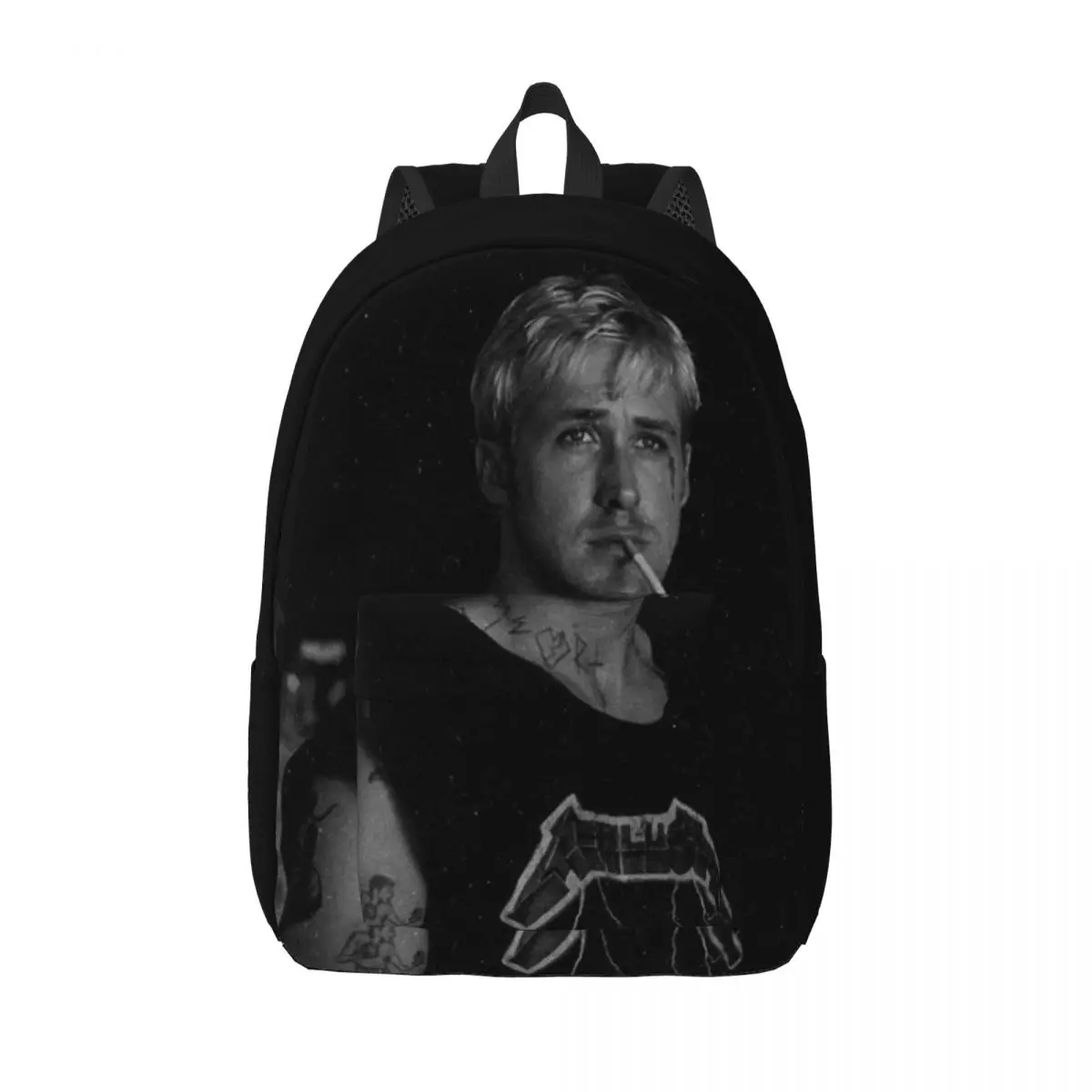 Ryan Gosling Classical Backpack Outdoor Student Work Daypack for Men Women College Canvas Bags