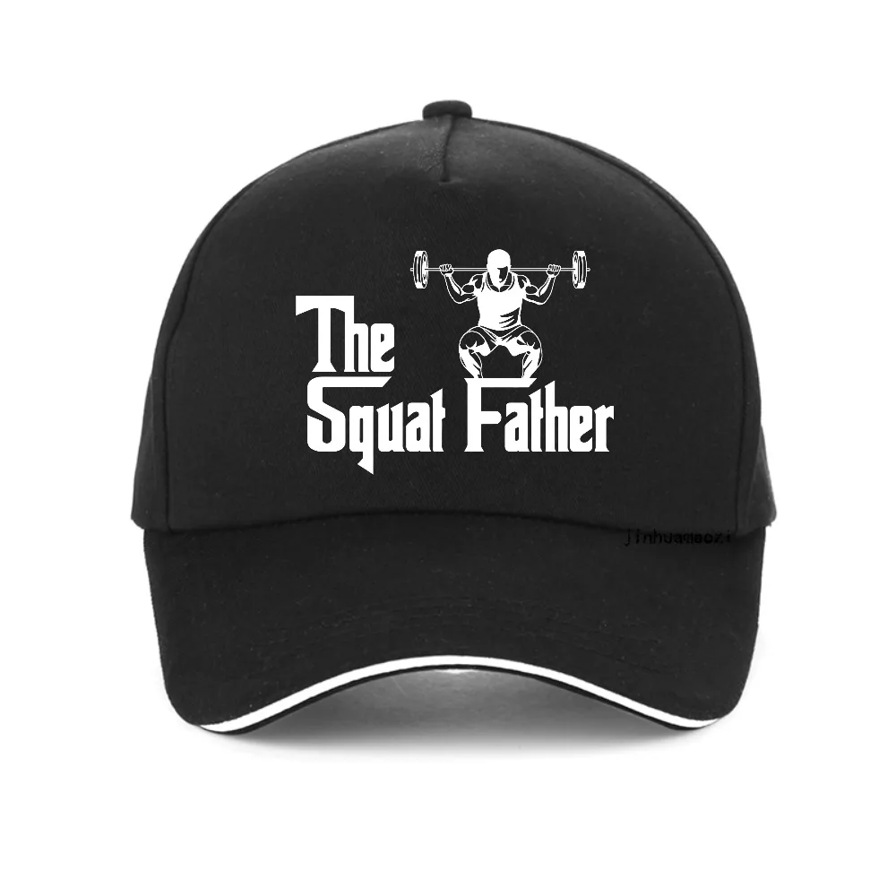

The Squat Father Workout Motivational print Graphic baseball cap Casual Fashion Harajuku Man caps summer snapback hats