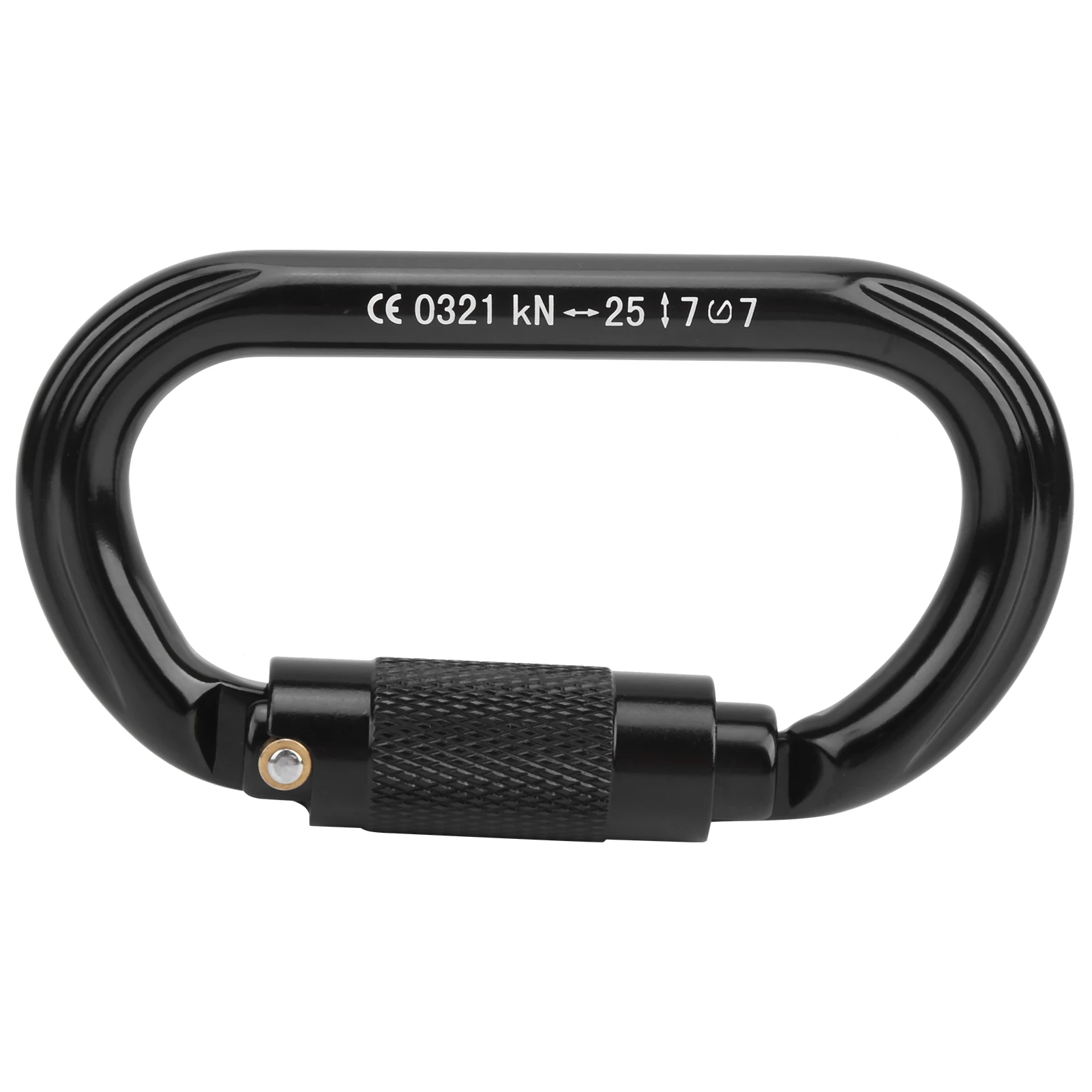 

O Type Carabiner, Outdoor Rock Climbing O Type Automatic Lock Expanded Safety Protection 25KN Carabiner