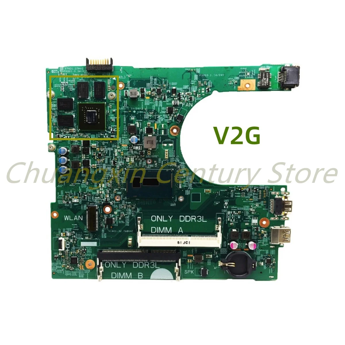 

Suitable for Dell Inspiron 3558 3458 laptop motherboard 14216-1 with I3 I5-5TH CPU UMA or GPU 100% Tested Fully Work