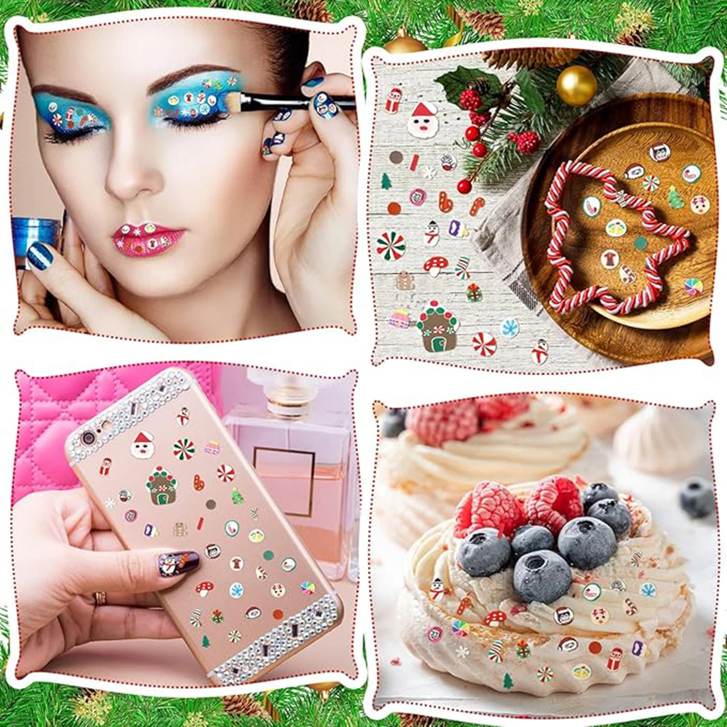 40 g Weihnachts-Polymer-Ton-Scheiben, Epoxidharz-Füller, niedliche Schneeflocke, Urlaub, Schleim, Materialien, DIY, Basteln, Maniküre-Zubehör – Detail 21
