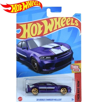 

Original Hot Wheels Car 20 Dodge Charger Hellcat Kids Toys for Boys Model Carro Juguetes 1/64 Metal Diecast C4982-231 Child Gift