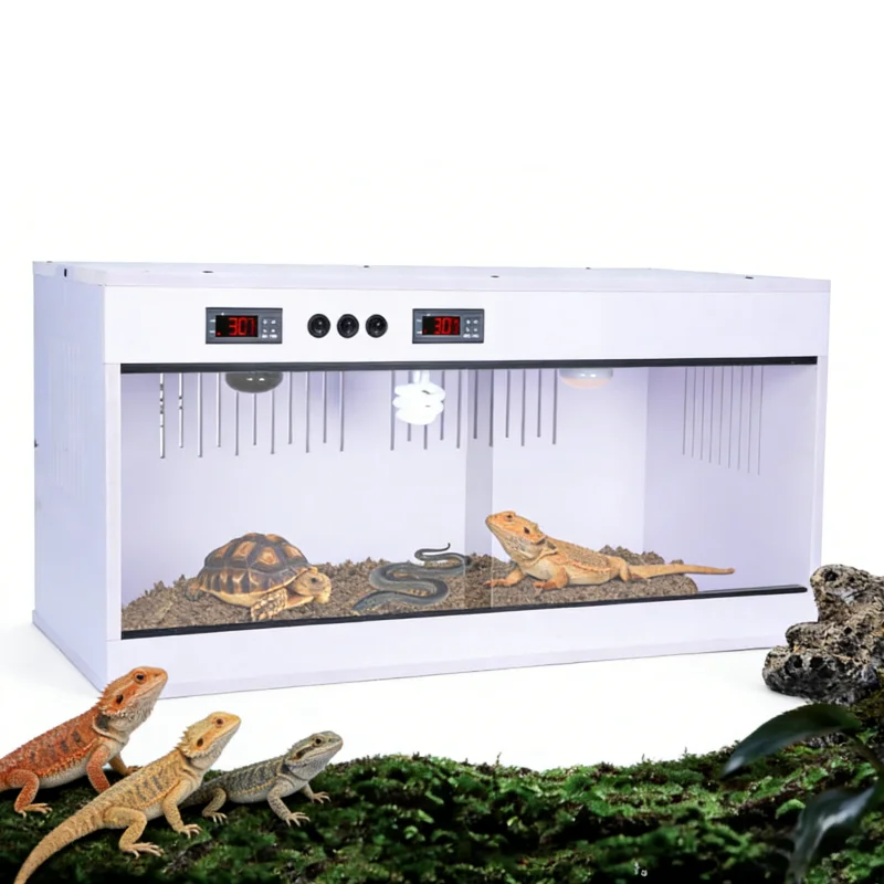 Custom Stable Easy Assembly Insect Breeding Box Reptile Terrarium Tall Hedgehog Turtle Button Quail Enclosure Reptile