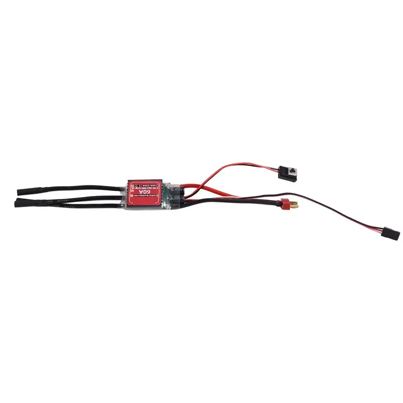ABJL-AM32 60A For 2847/540/3650 Internal Motor Brushless ESC 2-3S RC Electronic Speed Controller W/T Plug 4.0Mm