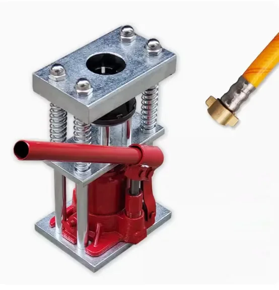 

portable manual hand press hydraulic jack hose pipe crimp machine air tube ferrule collar bender