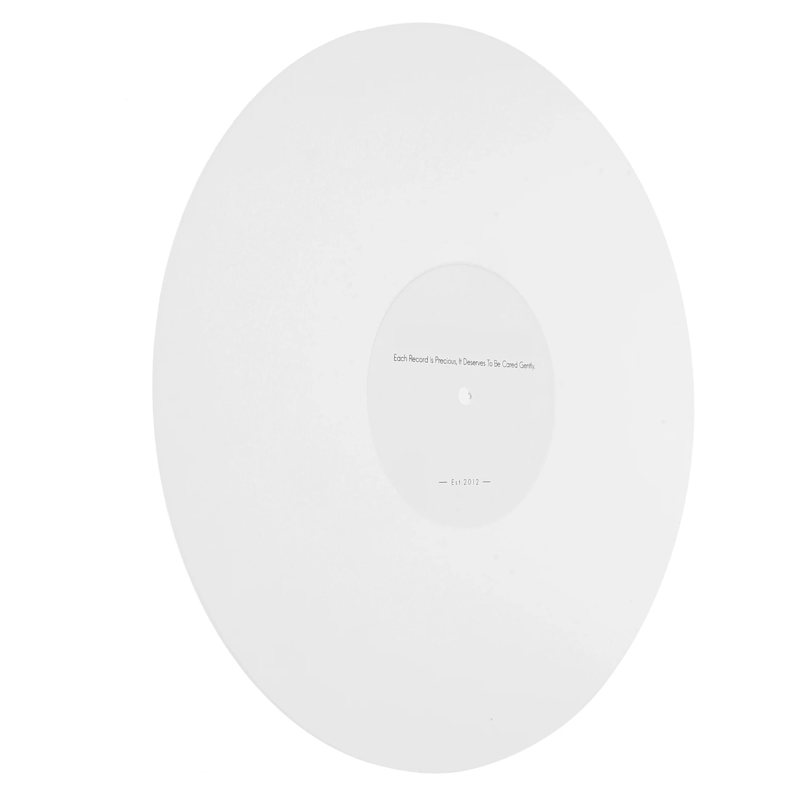 Tapete de mesa giratória acrílico para discos de vinil, resistente, antiderrapante, redução de ruído, acessório de toca-discos