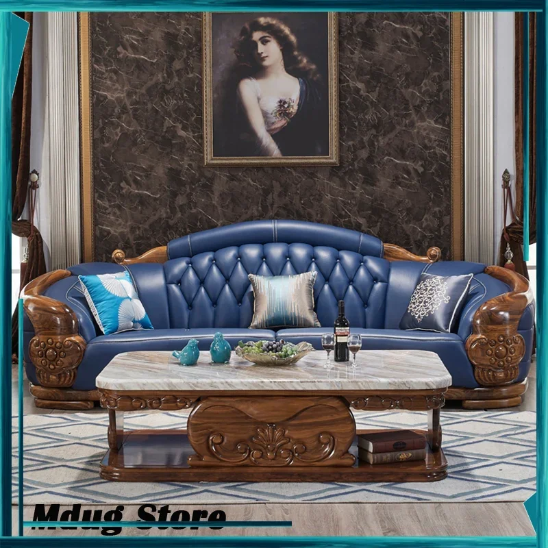 Classic Double Sofa Game Apartment Cushion Corner Elegant Sofa Relaxing Couples Luxury Divani Da Soggiorno Home Decoration