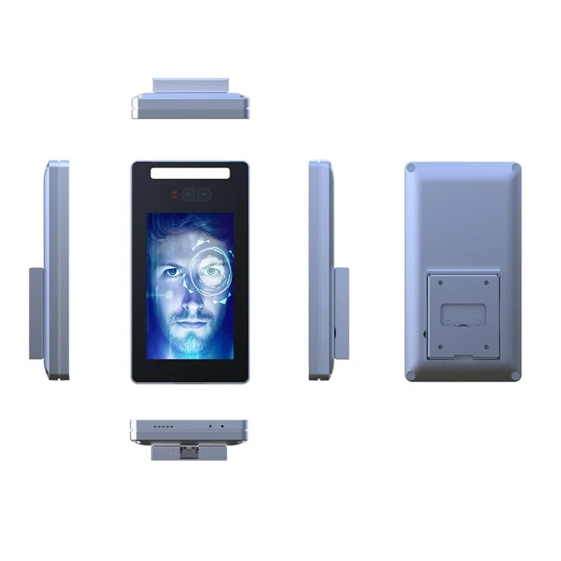 Camera temperature facial device door lock measurement time attendance system face recognition terminal