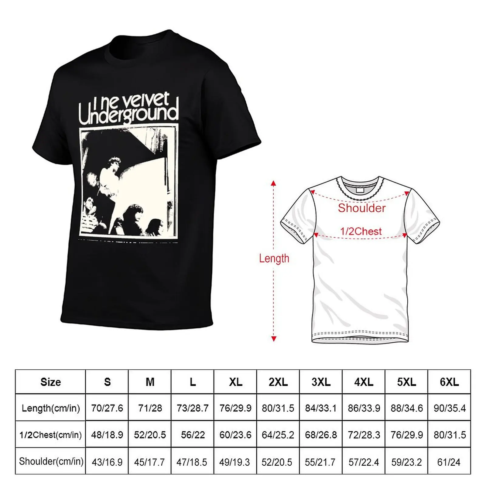The Velvet Underground band T-Shirt Industrial Work Tee Shirt