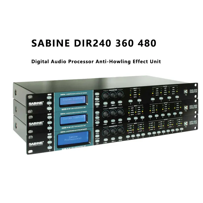 Multifunctional Digital Audio Processor Controller Stage Live Sound Device