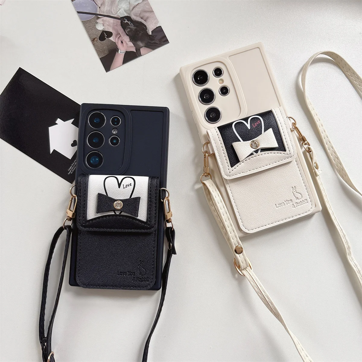 Crossbody Brieftasche Kartenfach Handyhülle für Samsung Galaxy S26 S25 Ultra S22 S23 S24 Plus S21 FE A17 A07 A56 A36 Lederhülle