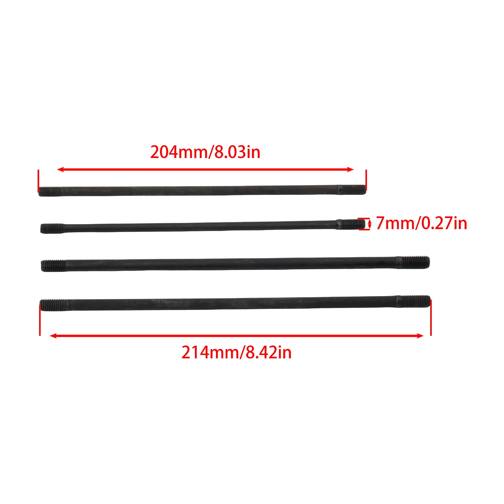 Motorcycle Engine Cylinder Head Studs Bolts Screw For Lifan 125 LF 125cc Horizontal Dirt Pit Bike ATV Quad Parts