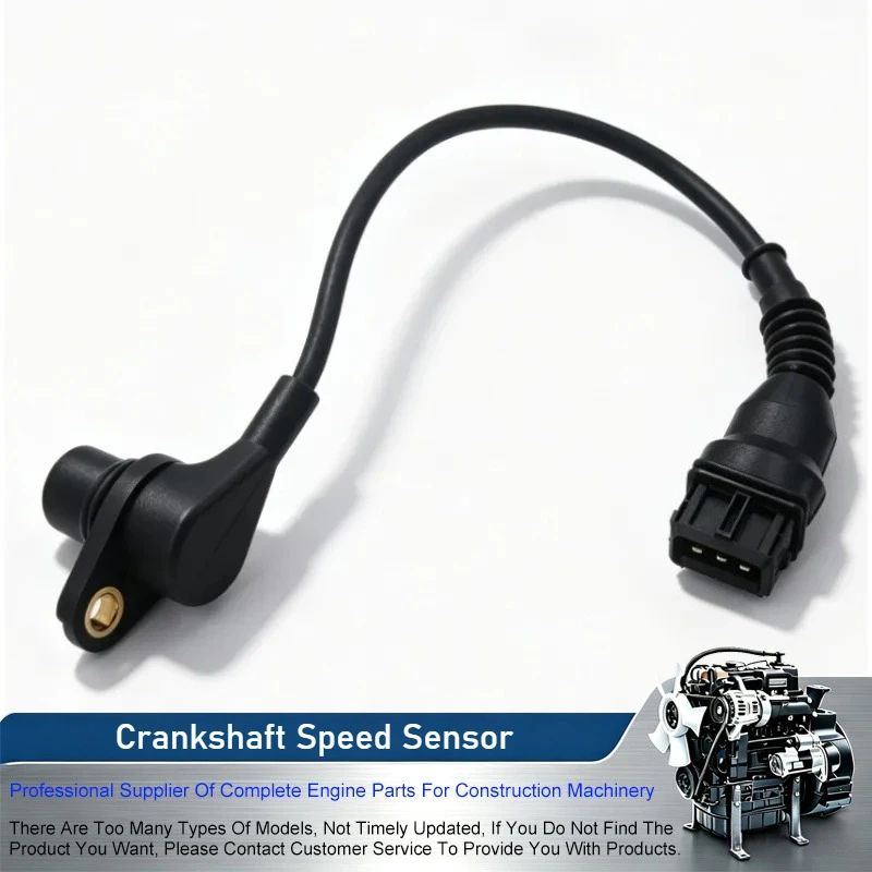 VOE20482772 20482772 Crankshaft Speed Sensor For Volvo Engine D6D D6E D7D D7E Excavator EW205D EW200B EW180B EW160B EW145B