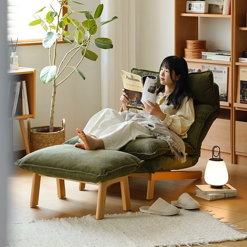 High backrest sofa chair simple leisure recliner small apartment living room single