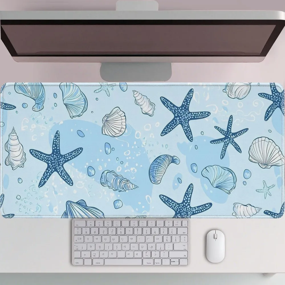 

Коврик для игровой мыши Blue Starfish Ocean World для настольных компьютеров с нескользящей резиновой подошвой, гладкой поверхностью