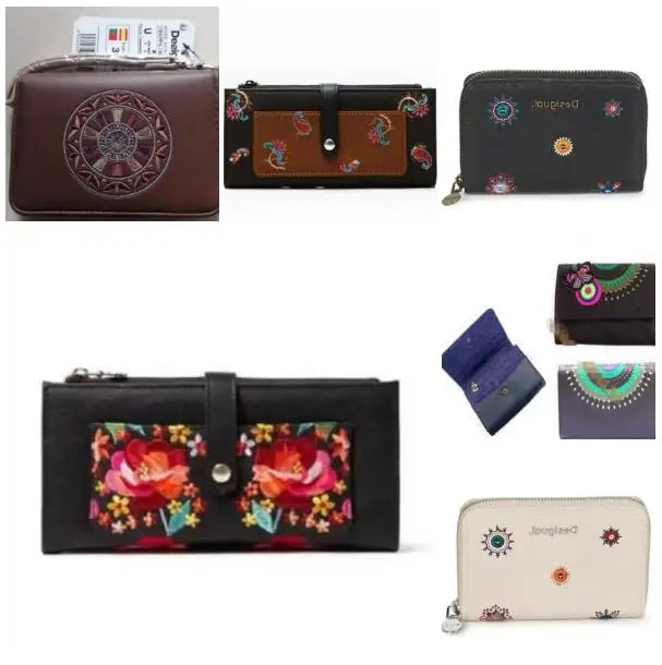 Foreign Trade Spain Original D Wallet Embroidered Printing Mini Zero Wallet Classic Ethnic Style Multiple Styles