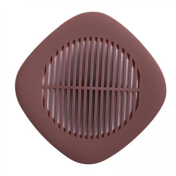 Square Bath Drain Hair Catcher Silicone Plug Cover Easy Clean Strainer Stopper for Kitchen Bathroom Tub