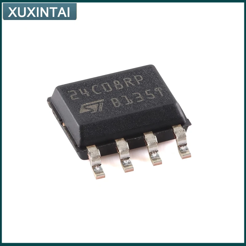 50Pcs/Lot  New Original  M24C08-RMN6TP M24C08  EEPROM Memory IC 8Kbit I²C 400 kHz 900 ns 8-SOIC