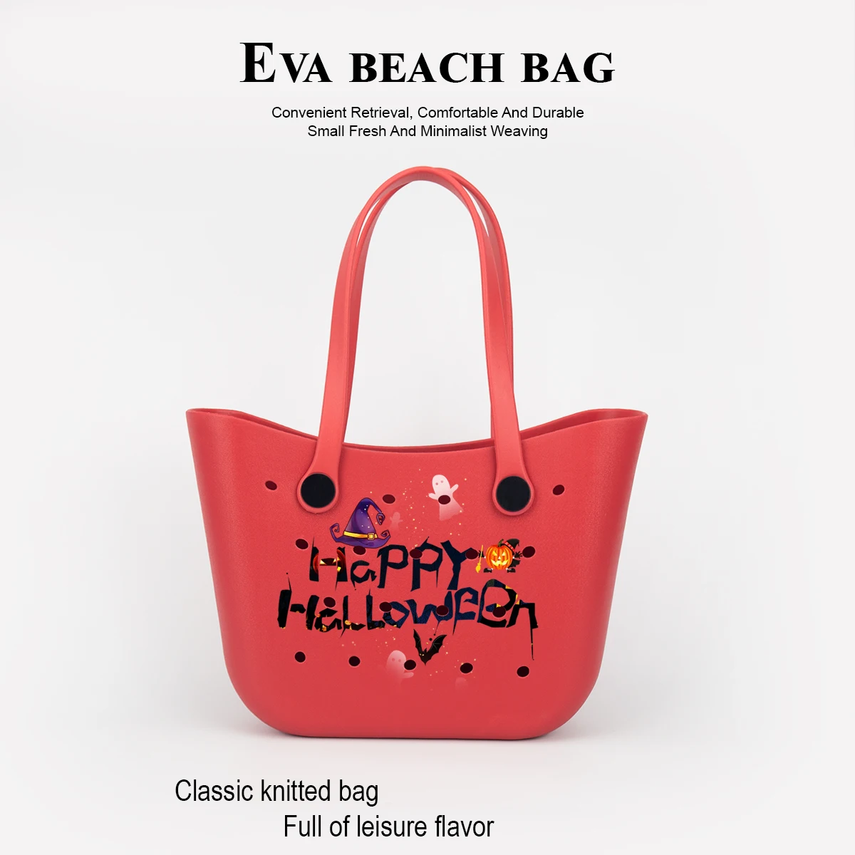 

Хэллоуин-Рождественский текст Magic Ghost Pumpkin Element Большая вместительная сумка Eva, идеальный подарок на Хэллоуин, вмещает конфет для детей, подходит для ежедневных поездок, путешествий и отпуска, вместимость для мобильных телефонов, планшетов, кни