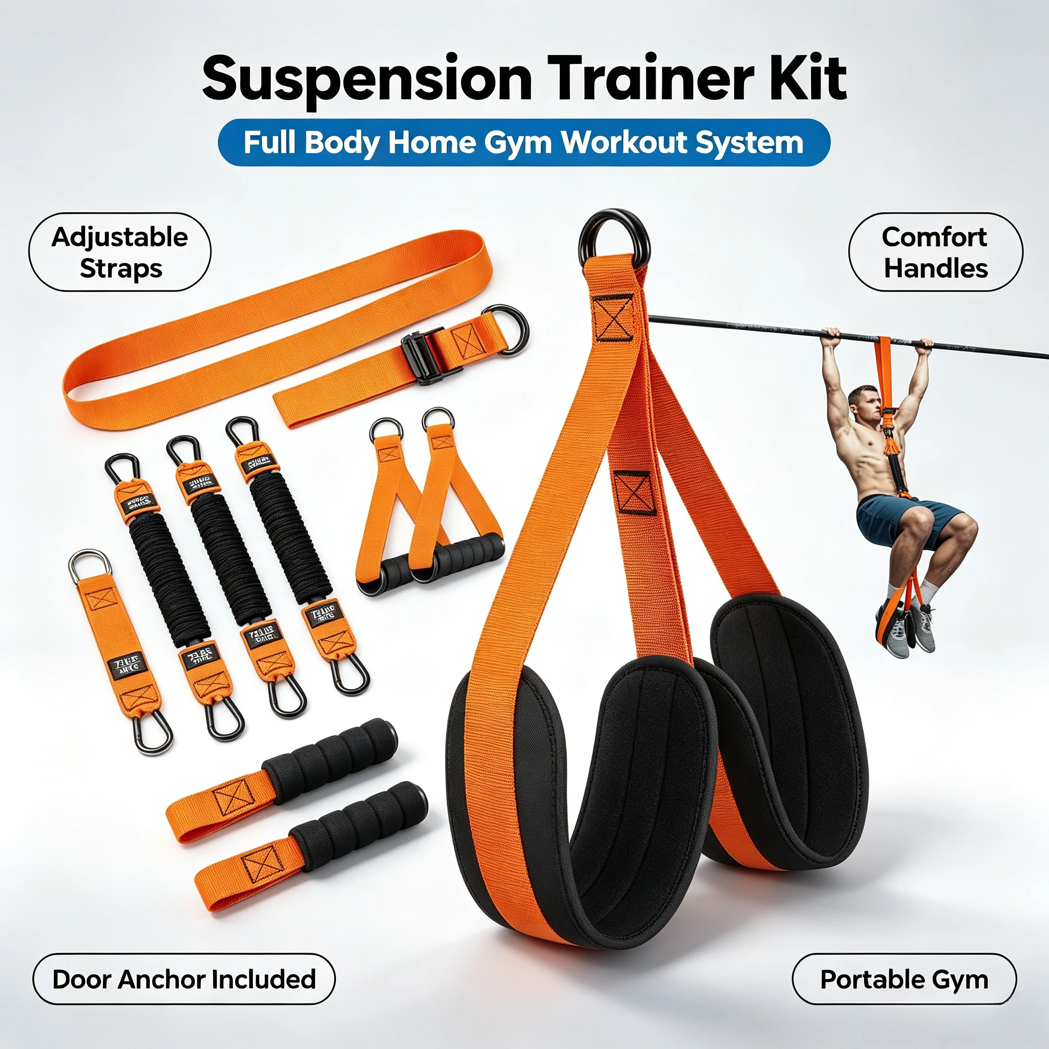 75Lbs Latex Elastic Pull-up Assistance Belt Auxiliary Tension Strap Home Gym Accessory For Pull Up Strength Training Exercise