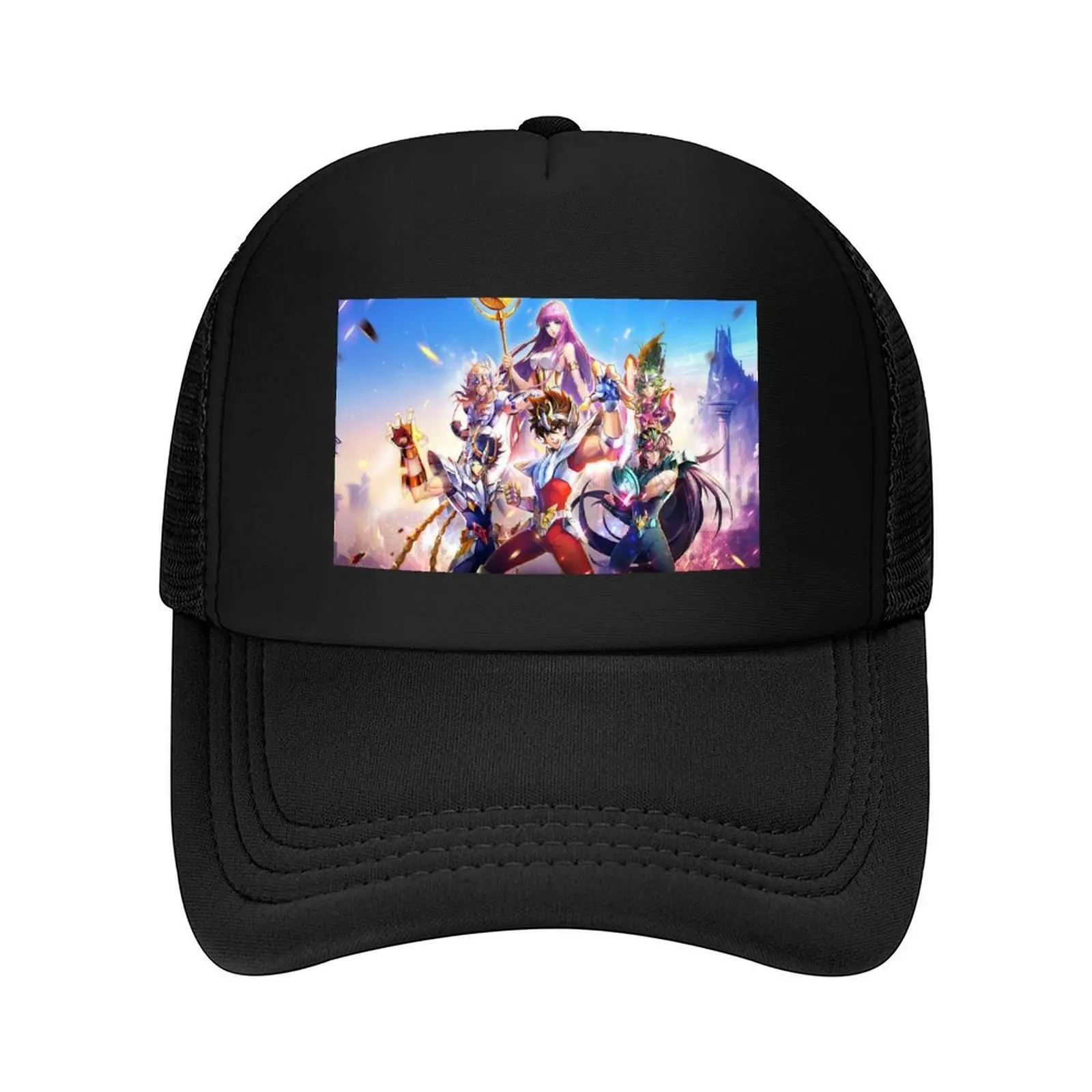 

Saint Seiya Knights of the Zodiac Baseball Cap Trucker Hat Hood New In Hat Big Size Hat For Girls Men's