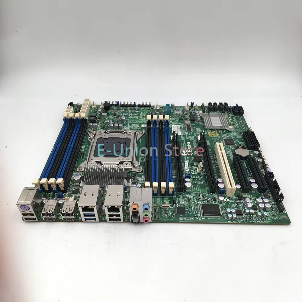 X9SRA For Supermicro LGA2011 C602 2*PCI-EX16 Support E5 2600 Series Workstation Motherboard X79