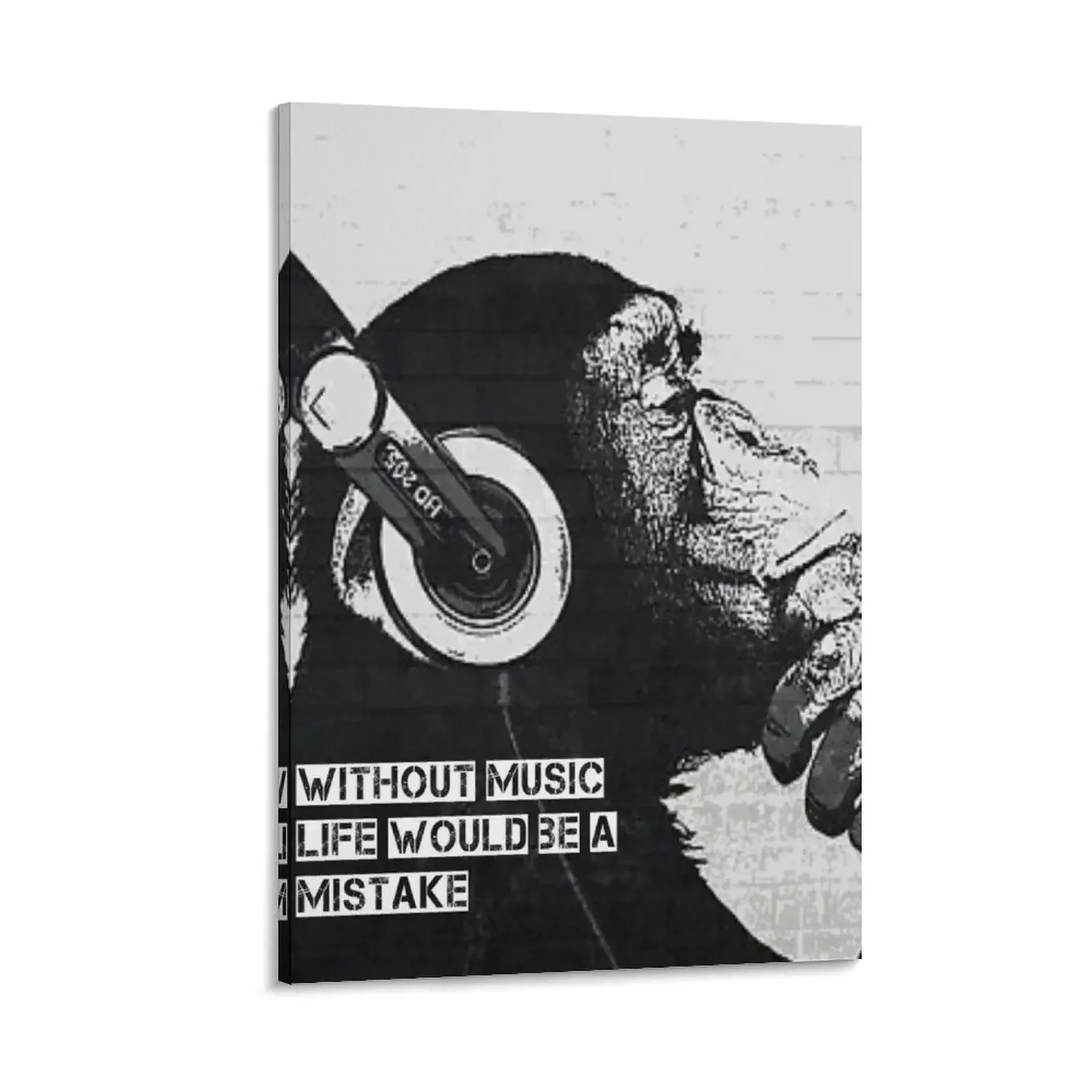

Without Music Life Would Be A Mistake Canvas Painting poster aesthetic painting bedrooms decorations