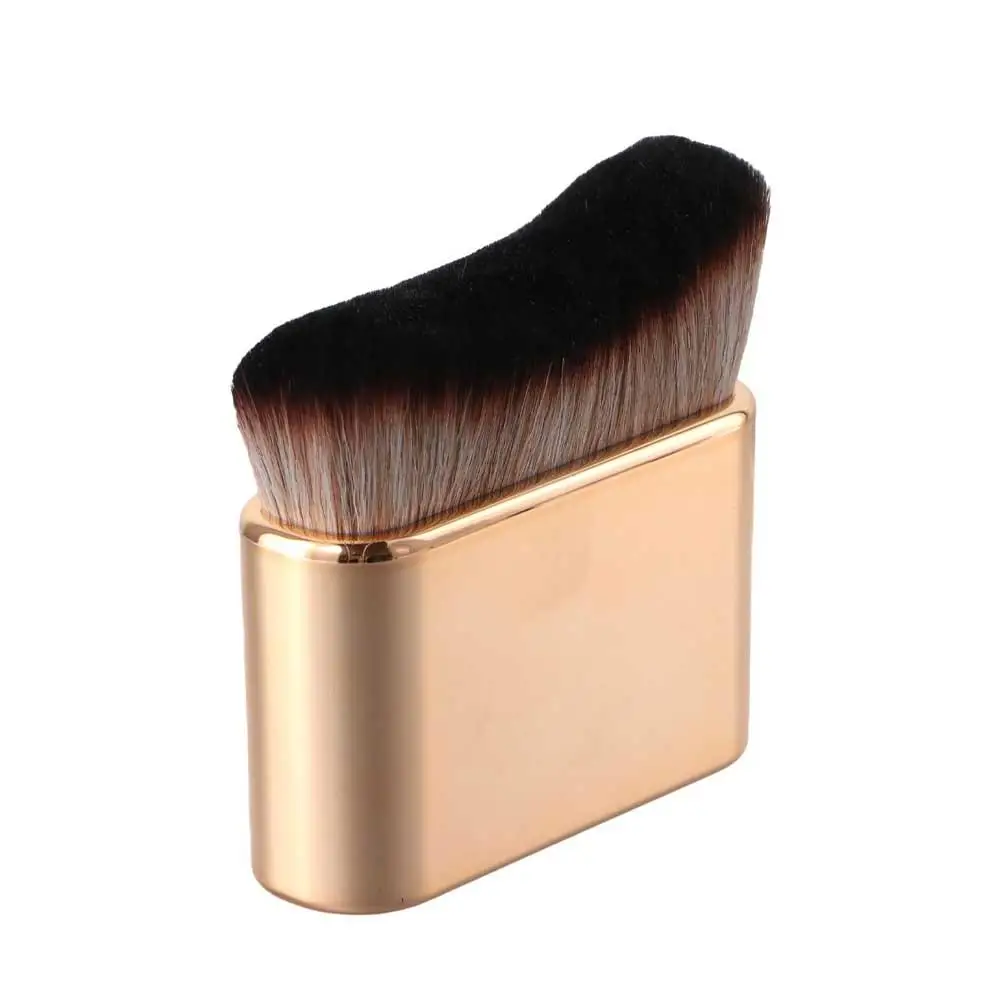 Pennello per trucco cosmetico portatile Pennello Kabuki grande professionale Pennello per silhouette per contorno in polvere morbida per fard da donna