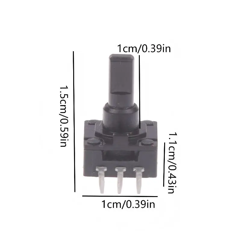 Precision Potentiometer B5K 3Pin 10mm Shaft 60 Degree High Accuracy Variable Resistor for DIY Electronics and  Projects