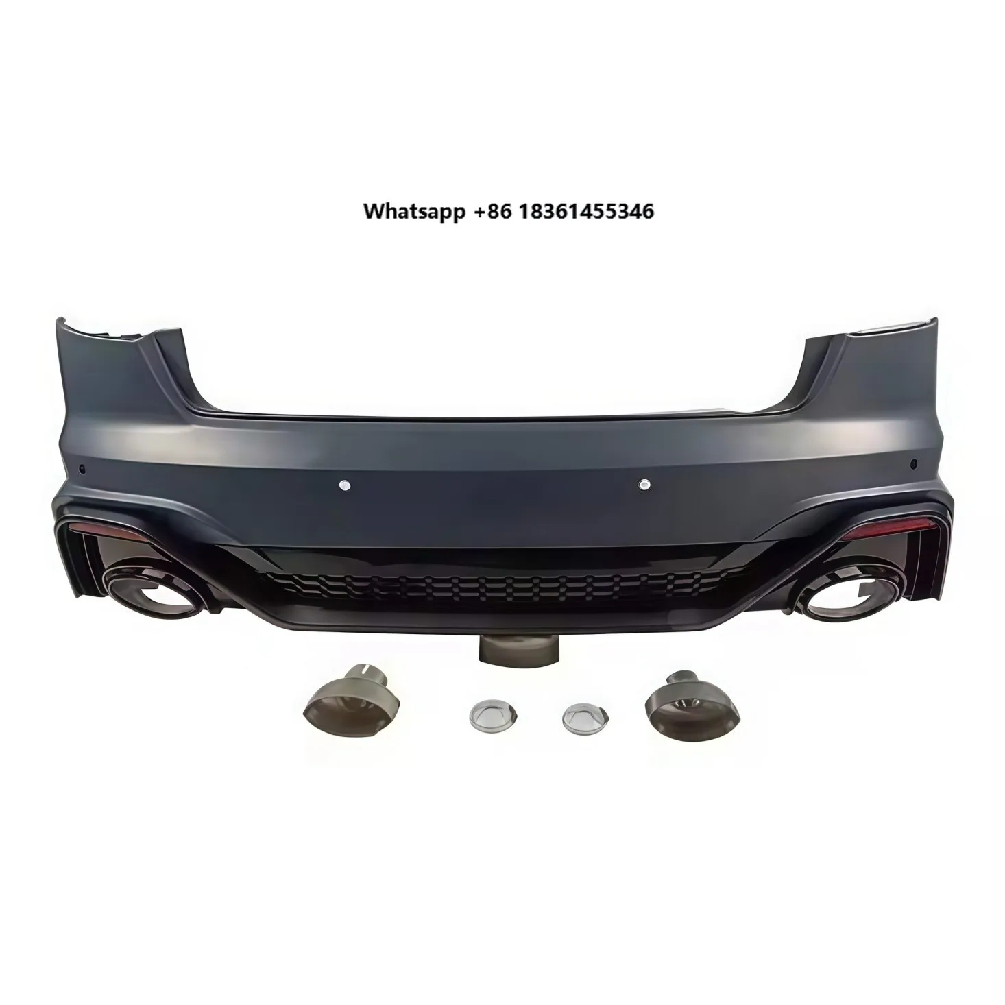 

20-25 For A4 modified rear bumper assembly Body kit spoiler diffuserSuitable