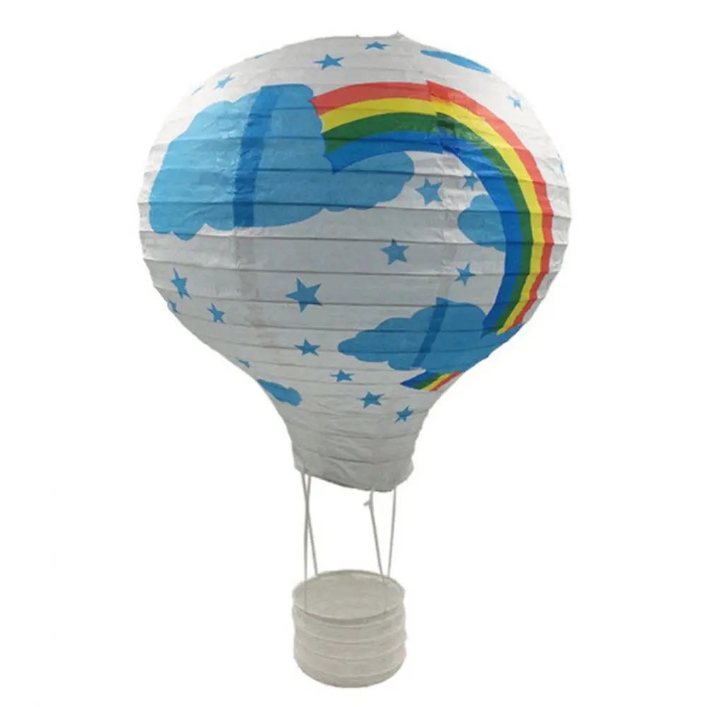 

Children's Hot Air Balloon Rainbow Wedding 12''30CM Air Balloon Lantern Hanging Air Balloon Festival Lantern Paper Lantern
