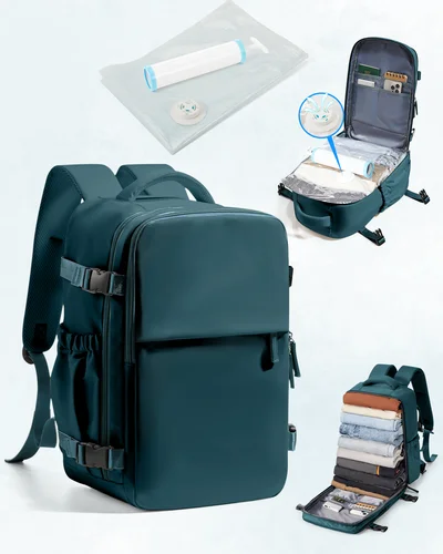 Mochila de aviación Wizzair 40x30x20 bolsas de almacenamiento al vacío de aire con mochila de viaje para hombres y mujeres, mochila para portátil Ryanair para el trabajo