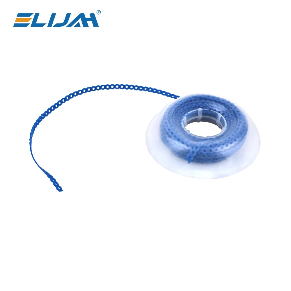 ELIJAH 15 Feet/Roll Dental Orthodontic Elastic Ultra Power Chain Rubber Band Continuous Type 4.57m/Roll Dental Power Chain