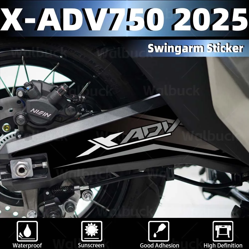 

For X ADV 750 xadv 750 X-adv 750 Motorcycle Swingarm Sticker Scooter Rotating Shaft Protection Decals Anti-Scratch Waterproof